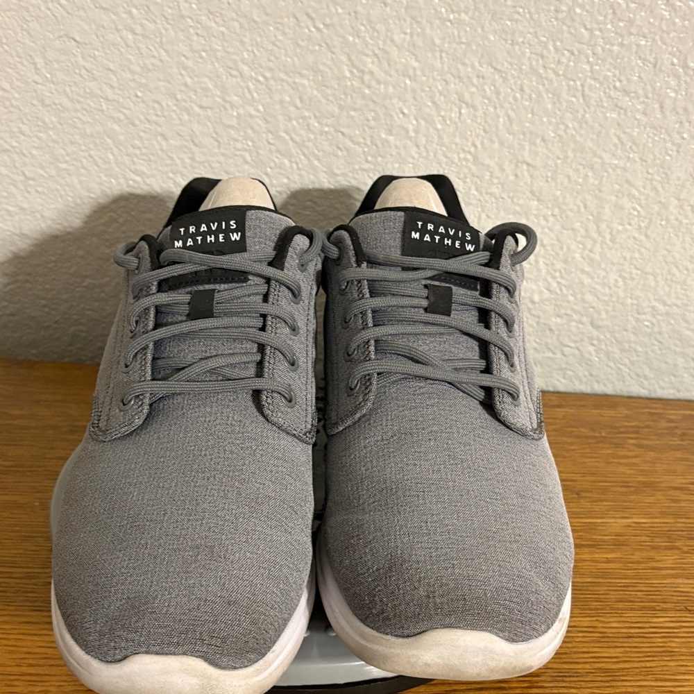 Travis Mathew Charcoal Athletic Shoes the daily woven